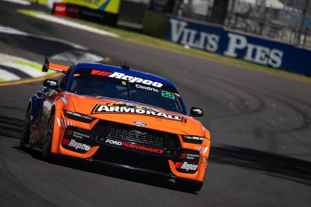 November 27, 2025, Adelaide, South Australia, Australia: Repco Supercars Championship Wildcard NASCAR, Motorsport, USA driver AUSTIN CINDRIC for Armorall Ford Performance Racing on Thursday at the BP Ultimate Adelaide Grand Final. Adelaide Australia - ZUMAf186 20251127_zsp_f186_063 Copyright: xJamesxForresterx