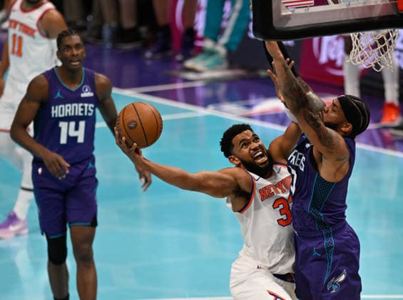 Basketball, NBA, Charlotte Hornets - New York Knicks