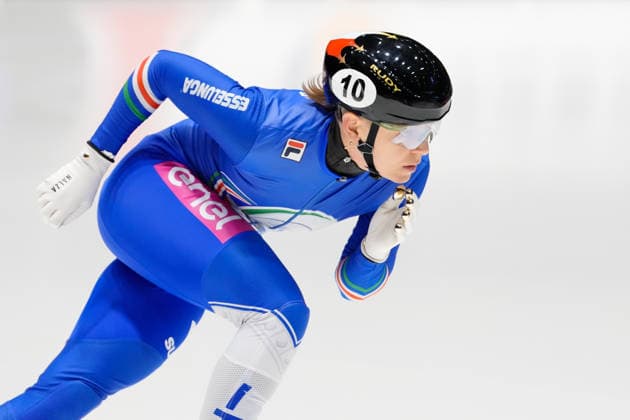 2025-11-27 - ISU Short Track World Tour 4 DORDRECHT, NETHERLANDS - NOVEMBER 27: Arianna Fontana of Italy during the ISU Short Track World Tour 4 at the Sportboulevard on November 27, 2025 in Dordrecht, Netherlands Dordrecht Sportboulevard Netherlands Content not available for redistribution in The Netherlands directly or indirectly through any third parties. Copyright: xDouwexBijlsmax