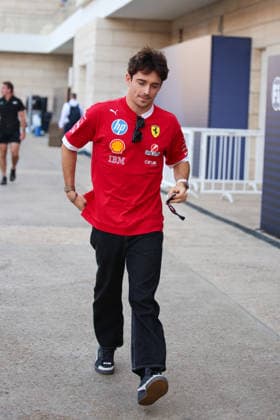 Charles Leclerc Scuderia Ferrari HP, 16 , QAT, Formula 1 World Championship, Qatar Grand Prix, Doha, Lusail, Lusail International Circuit, Media Day, 27 11 2025 QTR, Formula 1 World Championship, Qatar Grand Prix, Doha, Lusail, Lusail International Circuit, Media Day, 27 11 2025 Doha Copyright: xEibner-Pressefoto AnnikaxGrafx EP_AGF