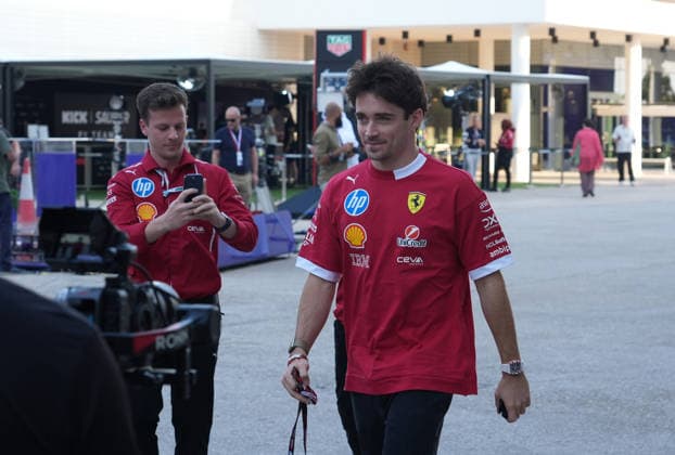 Formula 1 Qatar Airways Qatar Grand Prix 2025 27 11 2025, Losail International Circuit, Doha, Formula 1 Qatar Airways Qatar Grand Prix 2025 ,in the picture Charles Leclerc MCO , Scuderia Ferrari HP nordphotoxGmbHx xBratic nph00250