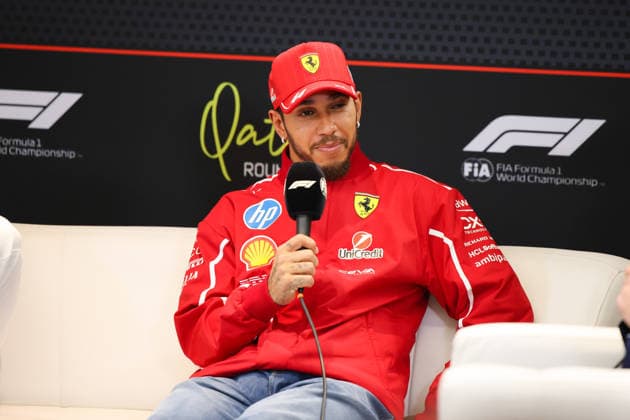 Lewis Hamilton Scuderia Ferrari HP, 44 , QAT, Formula 1 World Championship, Qatar Grand Prix, Doha, Lusail, Lusail International Circuit, Media Day, 27 11 2025 QTR, Formula 1 World Championship, Qatar Grand Prix, Doha, Lusail, Lusail International Circuit, Media Day, 27 11 2025 Doha Copyright: xEibner-Pressefoto AnnikaxGrafx EP_AGF