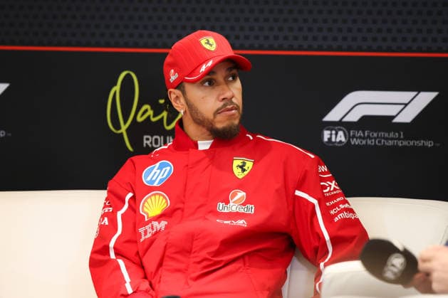 Lewis Hamilton Scuderia Ferrari HP, 44 , QAT, Formula 1 World Championship, Qatar Grand Prix, Doha, Lusail, Lusail International Circuit, Media Day, 27 11 2025 QTR, Formula 1 World Championship, Qatar Grand Prix, Doha, Lusail, Lusail International Circuit, Media Day, 27 11 2025 Doha Copyright: xEibner-Pressefoto AnnikaxGrafx EP_AGF