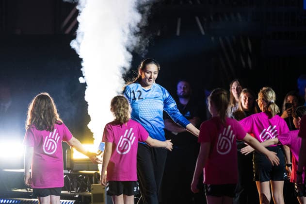 AITENOVA Zhannat (12 Kazakhstan) during team presentation during the IHF Women s Handball World Championship, WM, Weltmeisterschaft game between Angola and Kazakhstan at the SWT Arena in Trier, Germany Copyright: xMartinxPitschx xSPPx Sportspressphoto_SPR66436