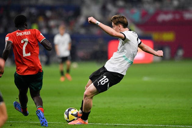 SOCCER - 2025 FIFA U17, U 17 World Cup DOHA,QATAR,27.NOV.25 - SOCCER - FIFA Under 17 World Cup Qatar 2025, final, Portugal vs Austria. Image shows Luca Weinhandl (AUT).  GEPAxpictures xRanjithxKumar