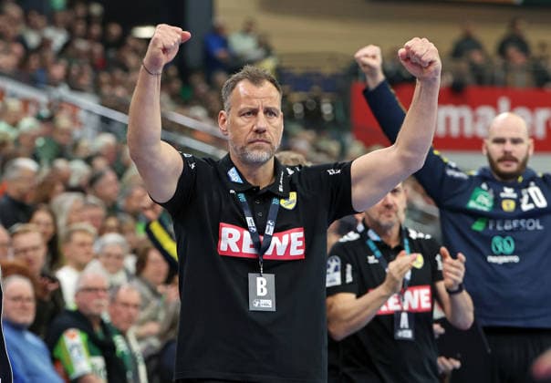 27 11 2025, xovx, Handball Daikin Handball Bundesliga, HSG Wetzlar Rhein Neckar Löwen Coach Maik Machulla Rhein Neckar Löwen Wetzlar Buderus Arena Hessen Germany EN