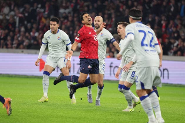 FOOTBALL : LOSC Lille vs Dinamo Zagreb - UEFA Europa League - 27 11 2025 Benjamin ANDRE (LOSC Lille) lors du match LOSC Lille vs Dinamo Zagreb, UEFA Europa League phase de ligue, Decathlon Arena stade Pierre Mauroy, le 27 novembre 2025 - photo Laurent Sanson PsnewZ  Copyright: xLaurentxSANSONx xPsnewZx