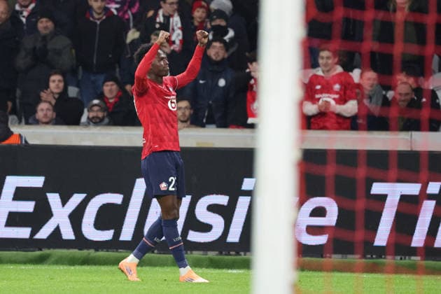 FOOTBALL : LOSC Lille vs Dinamo Zagreb - UEFA Europa League - 27 11 2025 But du LOSC de FÃ lix CORREIA (LOSC Lille) lors du match LOSC Lille vs Dinamo Zagreb, UEFA Europa League phase de ligue, Decathlon Arena stade Pierre Mauroy, le 27 novembre 2025 - photo Laurent Sanson PsnewZ  Copyright: xLaurentxSANSONx xPsnewZx