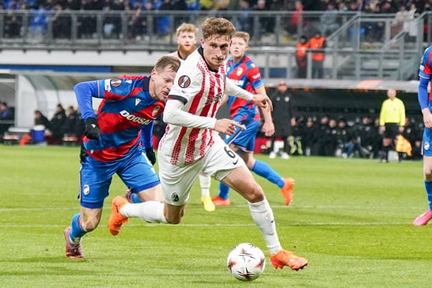 Football, EL, Viktoria Pilsen - SC Freiburg