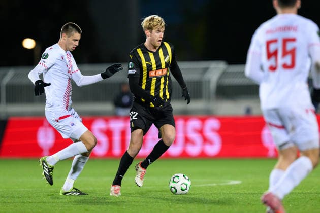 251127 Filip Helander of Häcken during the UEFA Conference League between Zrinjski Mostar and Häcken on November 27, 2025 in Mostar Photo Daniel Stiller BILDBYRAN kod DS DS0531 fotboll football soccer fotball uefa conference league conference league zrinjski mostar häcken bbeng bbauto  Copyright: DANIELxSTILLER BB251127DS020
