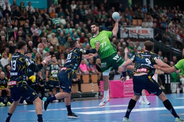 Stefan Cavor ( 77 Wetzlar ) during the Daikin Handball-Bundesliga match between HSG Wetzlar and Rhein-Neckar-Löwen at Buderus Arena Wetzlar. Copyright: xJuliaxKneisslx xSPPx Sportspressphoto_SPR66466