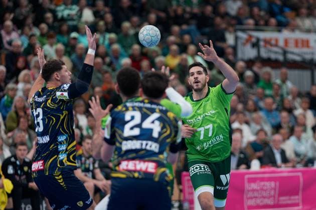 Stefan Cavor ( 77 Wetzlar ) during the Daikin Handball-Bundesliga match between HSG Wetzlar and Rhein-Neckar-Löwen at Buderus Arena Wetzlar. Copyright: xJuliaxKneisslx xSPPx Sportspressphoto_SPR66467