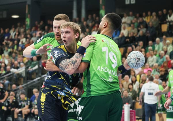 Edwin Aspenbaeck Rhein Neckar Loewen 78 , GER, HSG Wetzlar vs Rhein Neckar Loewen, 1 Handball Bundesliga, Matchday 14, Season 2025 2026, 27 11 2025 GER, HSG Wetzlar vs Rhein Neckar Loewen, 1 Handball Bundesliga, Matchday 14, Season 2025 2026, 27 11 2025 Wetzlar Copyright: xEibner-Pressefoto JoergxNiebergax EP_JNL