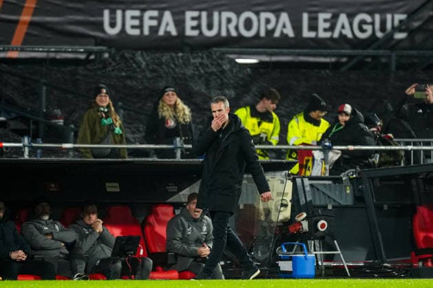 UEFA Europa League: Feyenoord v Celtic F.C. Rotterdam - Feyenoord coach Robin van Persie during the fifth match of the UEFA Europa League 2025 2026. The match is set between Feyenoord and Celtic F.C. at Stadion Feijenoord De Kuip on 27 November 2025 in Rotterdam, The Netherlands. Copyright: xYannickxVerhoevenx