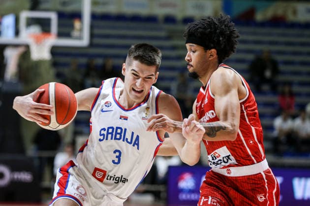 Basketball, World Championship Qualifier, Serbia - Switzerland