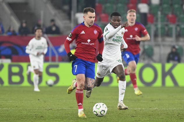 Fran Tudor (RAK) during the match UEFA Conference League between Rakow Czestochowa vs SK Rapid Vienna at the Arcelor Mittal Park in Sosnowiec, Poland on November 27, 2025  Copyright: xMichalxDubiel IPAxSportx xipa-agency.netx xx IPA_68449550 IPA_Agency_IPA68449550