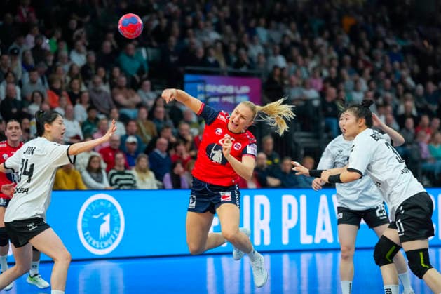 Women s Handball World Championship 2025 Norway South Korea Trier, Germany 20251127 Norway s Henny Ella Reistad during the group stage match in the Women s Handball World Championship between Norway and South Korea in the SWT Arena Photo Beate Oma Dahle NTB Trier Germany EDITORIAL USE ONLY RESTRICTED USE FOR BETTING COMPANIES  Copyright: xBeatexOmaxDahlex xNTBx