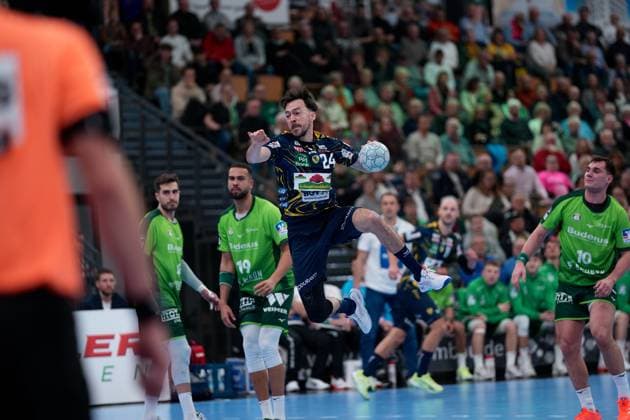 Patrick Groetzki ( 24 Rhein-Necker-Löwen) during the Daikin Handball-Bundesliga match between HSG Wetzlar and Rhein-Neckar-Löwen at Buderus Arena Wetzlar. Copyright: xJuliaxKneisslx xSPPx Sportspressphoto_SPR66509