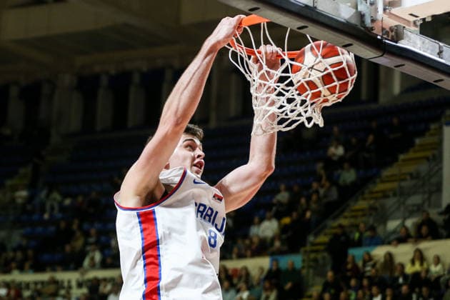 Serbia v Switzerland - FIBA World Cup European Qualifiers BELGRADE, SERBIA - NOVEMBER 27: Balsa Koprivica (8) of Serbia in action during the FIBA World Cup European Qualifiers group C first round basketball match between Serbia and Switzerland at Aleksandar Nikolic Hall in Belgrade, Serbia on November 27, 2025. Filip Stevanovic Anadolu Belgrade Serbia. Editorial use only. Please get in touch for any other usage.  Copyright: x2025xAnadoluxFilipxStevanovicx