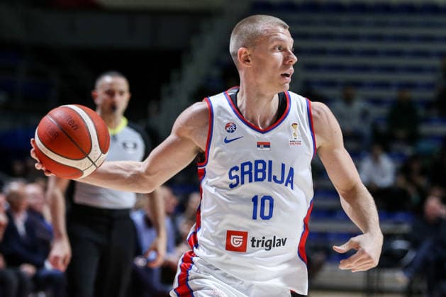 Serbia v Switzerland - FIBA World Cup European Qualifiers BELGRADE, SERBIA - NOVEMBER 27: Ognjen Jaramaz (10) of Serbia in action during the FIBA World Cup European Qualifiers group C first round basketball match between Serbia and Switzerland at Aleksandar Nikolic Hall in Belgrade, Serbia on November 27, 2025. Filip Stevanovic Anadolu Belgrade Serbia. Editorial use only. Please get in touch for any other usage.  Copyright: x2025xAnadoluxFilipxStevanovicx