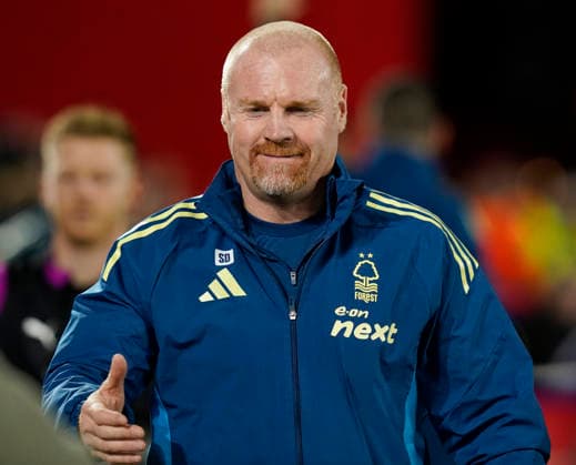 Nottingham, England, 27th November 2025. Sean Dyche manager of Nottingham Forest during the Nottingham Forest vs Malmo UEFA Europa League match at the City Ground, Nottingham. Picture credit should read: Andrew Yates Sportimage EDITORIAL USE ONLY. No use with unauthorised audio, video, data, fixture lists, club league logos or live services. Online in-match use limited to 120 images, no video emulation. No use in betting, games or single club league player publications. SPI_011_AY_Forest_Malmo SPI-4328-0019