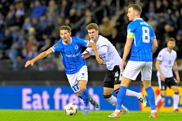 KRC Genk v Basel - UEFA Europa League GENK, BELGIUM - NOVEMBER 27 : Hrosovsky Patrik midfielder of KRC Genk during the UEFA Europa League 2025 26 League Phase MD5 match between KRC Genk and Basel on November 27, 2025 in Genk, Belgium, 27 11 2025 Genk Belgium  Copyright: xSesx
