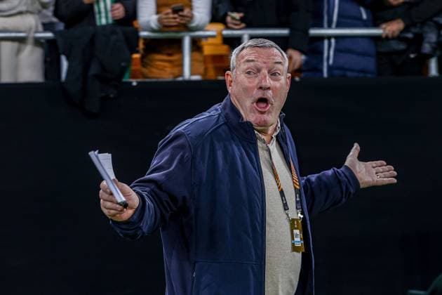 SEVILLA, 27-11-2025, Stadium La Cartuja, UEFA Football season 2025 2026, Europa League match between Betis Sevilla and FC Utrecht. Pictures shows FC Utrecht head coach Ron Jans Betis Sevilla - Utrecht  x32221016x Copyright: