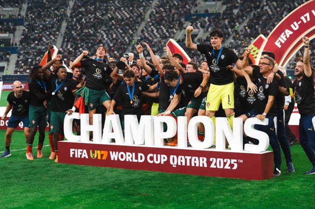 November 27, Khalifa International Stadium, Doha Qatar- FIFA U17, U 17 World Cup Final game between Portugal. Vs Austria (Photo by Samuel Ameyaw Yeboah)