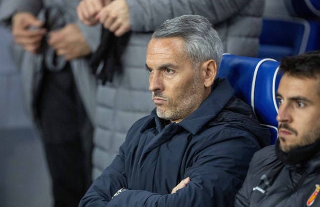 27th November 2025; Ibrox Stadium, Glasgow, Scotland; UEFA Europa League Football, Rangers versus Braga; SC Braga manager Carlos Vicens  VagelisxGeorgariou