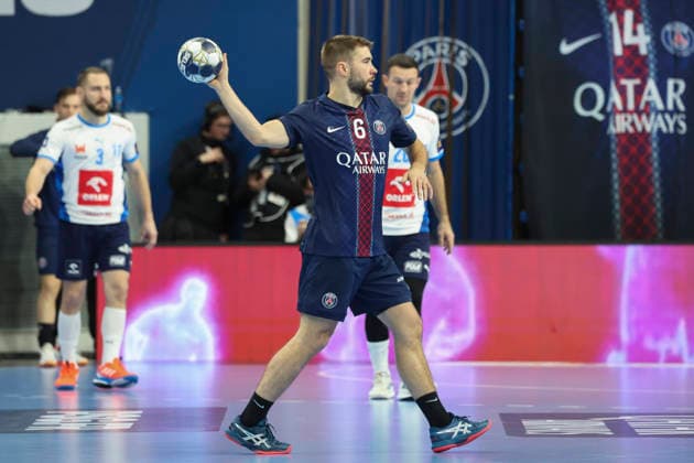 HANDBALL : Paris Saint Germain Vs Wisla Plock - Ligue des Champions - 27 11 2025 Luc Steins (Paris Saint Germain) ParisFrance  Copyright: xMichaelxBaucherx