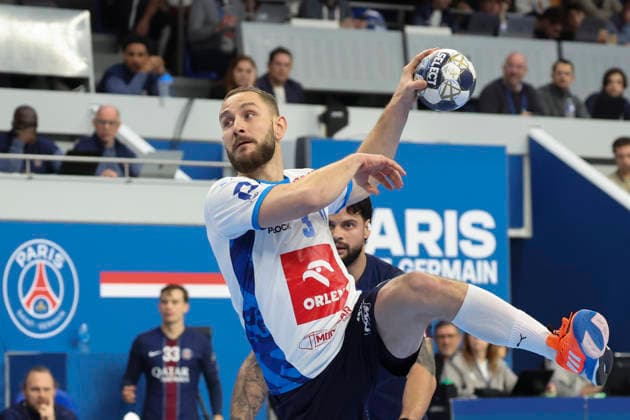 HANDBALL : Paris Saint Germain Vs Wisla Plock - Ligue des Champions - 27 11 2025 Michal Daszek (Orlen Wisla Plock) ParisFrance  Copyright: xMichaelxBaucherx
