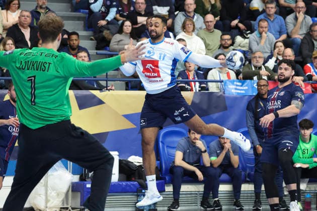 HANDBALL : Paris Saint Germain Vs Wisla Plock - Ligue des Champions - 27 11 2025 Melvyn Richardson (Orlen Wisla Plock) ParisFrance  Copyright: xMichaelxBaucherx