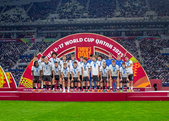 World Cup Soccer FIFA U17, U 17 World Championship Qatar 2025, Portugal vs Austria Austrian Team Copyright: xRedhaxHosnixSegganix