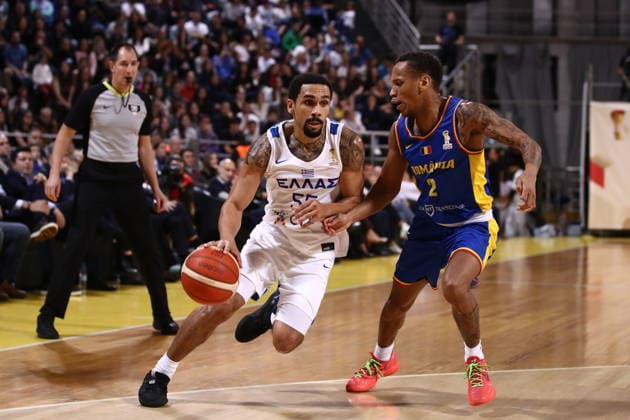 Basketball, World Championship Qualifier, Greece - Romania