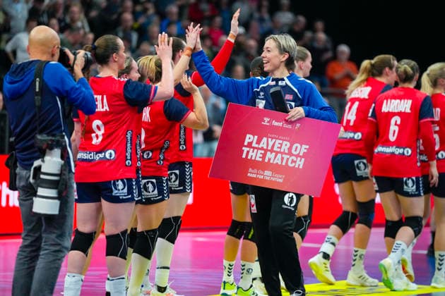 Women s Handball World Championship 2025 Norway South Korea Trier, Germany 20251127 Norwegian cheers after the victory in the group stage match in the Women s Handball World Championship between Norway and South Korea in the SWT Arena Photo Beate Oma Dahle NTB Trier Germany EDITORIAL USE ONLY RESTRICTED USE FOR BETTING COMPANIES  Copyright: xBeatexOmaxDahlex xNTBx