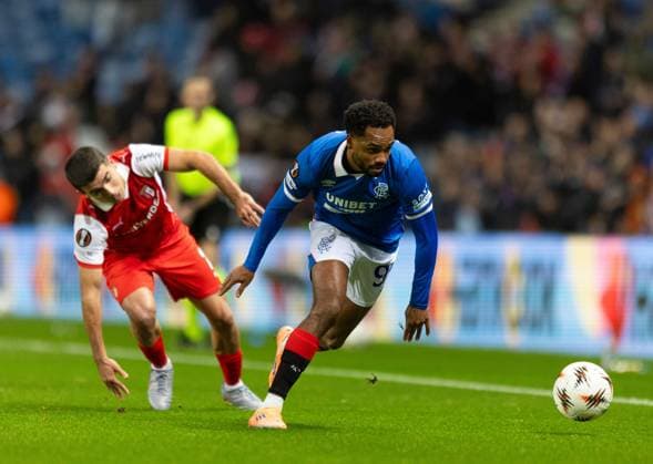 Danilo of Rangers during UEFA Europa League league phase match at Ibrox Stadium, Glasgow. Rangers v S.C. Braga - UEFA Europa League - League Phase - Ibrox Stadium, Glasgow, Lanarkshire, Scotland, UK - 27 Nov 2025Glasgow Ibrox Stadium Lanarkshire, Scotland United Kingdom EDITORIAL USE ONLY  Copyright: xRangersxFC Shutterstockx 15955270v