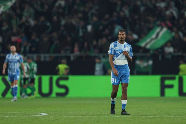 ESP: Real Betis v FC Utrecht. UEFA Europa League. Matchday 5 Sebastien Haller of Utrecht FC during the UEFA Europa League match, between Real Betis and FC Utrecht, Matchday 5, played at La Cartuja Stadium on November 27, 2025 in Sevilla, Spain. kpng Copyright: xAntonioxPozox xPRESSINx AP_251127_BET_UTR_2526_044