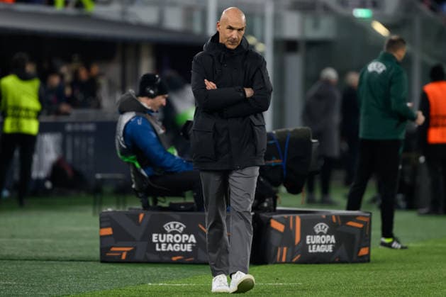 SOCCER - UEFA EL, Bologna vs RBS BOLOGNA,ITALY,27.NOV.25 - SOCCER - UEFA Europa League, FC Bologna vs Red Bull Salzburg. Image shows head coach Thomas Letsch (RBS).  GEPAxpictures xInsidefoto xAndreaxStaccioli