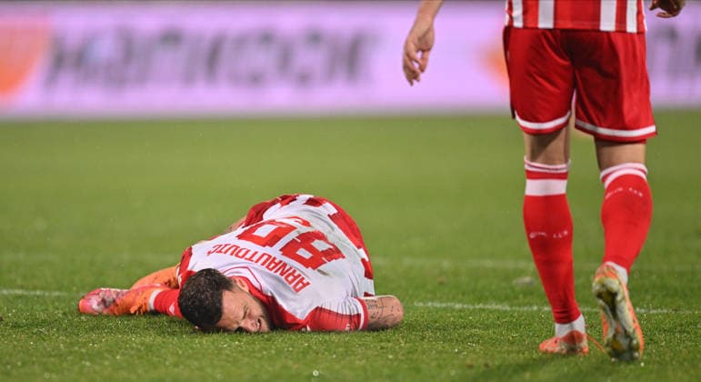 CRVENA ZVEZDA vs FCSB STEAUA BUCHAREST MARKO ARNAUTOVIC football Crvena zvezda vs FCSB Steaua Bucharest during UEFA Europa league match at Rajko Mitic stadium, Belgrade 27.11.2025 Foto: FOOTBALL, UEFA EUROPA LEAGUE, CRVENA ZVEZDA, RED STAR, FCSB STEAUA BUCHAREST Belgrade Rajko Mitic stadium Serbia Copyright: xMarkoxMetlas xMNxPressx