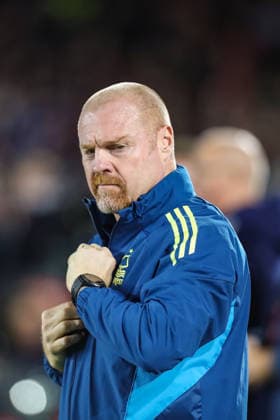 Nottingham Forest v Malmo FF, UEFA Europa League Sean Dyche Manager Of Nottingham Forest during the Nottingham Forest v Malmo FF UEFA Europa League Round 1 match at the City Ground, West Bridgford, England on 27 November 2025 Credit: Lee Keuneke Every Second Media Editorial use only. All images are copyright Every Second Media Limited. No images may be reproduced without prior permission. Copyright: xIMAGO EveryxSecondxMediax ESM-1679-0055 LeexKeunekex xEveryxSecondxMediax
