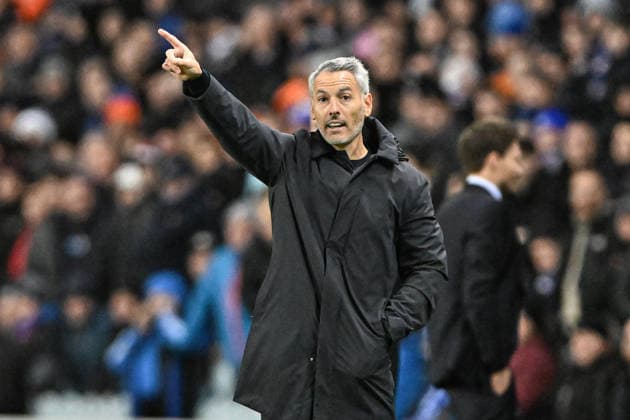 Rangers v S.C. Braga UEFA Europa League Manager Carlos Vicens of S.C. Braga during the UEFA Europa League match at Ibrox Stadium, Glasgow UK Newspapers OUT Copyright: xJamiexJohnstonx FIL-22559-0171