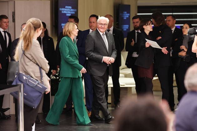 Frank-Walter Steinmeier (GER), NOVEMBER 27, 2025 - Football Soccer : German President Frank-Walter Steinmeier at the award ceremony for Toni Kroosy at the Estadio Santiago Bernabeu in Madrid, Spain. Noxthirdxpartyxsales  aflo_311748747