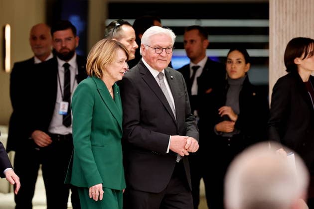 Frank-Walter Steinmeier (GER), NOVEMBER 27, 2025 - Football Soccer : German President Frank-Walter Steinmeier at the award ceremony for Toni Kroosy at the Estadio Santiago Bernabeu in Madrid, Spain. Noxthirdxpartyxsales  aflo_311748756