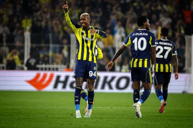 Fenerbahce vs Ferencvaros UEFA Europa League 2025-26 MD5 Anderson Talisca of Fenerbahce SK celebrates the goal during the match. Fenerbahce and Ferencvaros faced each other at UEFA Europa League 2025 26 League Phase MD5. The match took place in Chobani Fenerbahce Sukru Saracoglu Stadium on November 27th, 2025. Istanbul Istanbul Turkey Copyright: xBurakxBasturkx