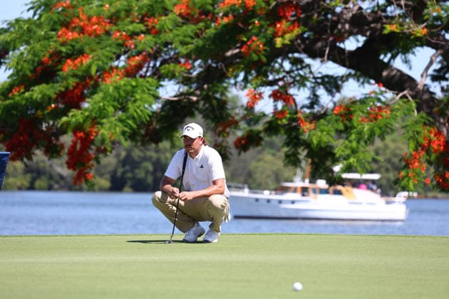 GOLF AUSTRALIAN PGA, Golf Herren Australia s Anthony Quayle during the 2nd Round of the Australian PGA Championship at Royal Queensland Golf Club in Brisbane, Friday, November 28, 2025. ( NO ARCHIVING, EDITORIAL USE ONLY BRISBANE QUEENSLAND AUSTRALIA  Copyright: xJASONxO BRIENx 20251128150115232430