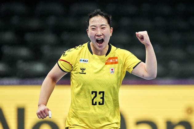 Women s Handball World Championship Denmark Japan Natsuki Aizawa from Japan during the Women s Handball World Championship match in Group A between Denmark and Japan in Rotterdam on Thursday, November 27, 2025 Photo Thomas Traasdahl Ritzau Scanpix , Rotterdam Denmark  Copyright: RitzauxScanpix ThomasxTraasdahlx spdk20251127-230547-L
