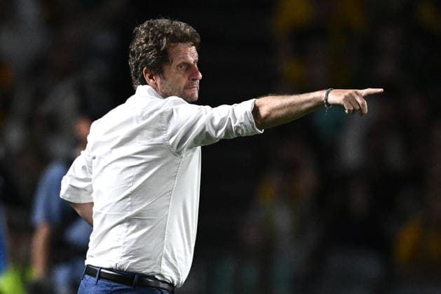 SOCCER AUSTRALIA NEW ZEALAND WOMEN, Matildas coach Joe Montemurro gestures during the International Women s friendly match between between Australia and New Zealand at Polytec Stadium in Gosford, Friday, November 28, 2025. ( NO ARCHIVING, EDITORIAL USE ONLY GOSFORD NEW SOUTH WALES AUSTRALIA  Copyright: xDANxHIMBRECHTSx 20251128143480325574