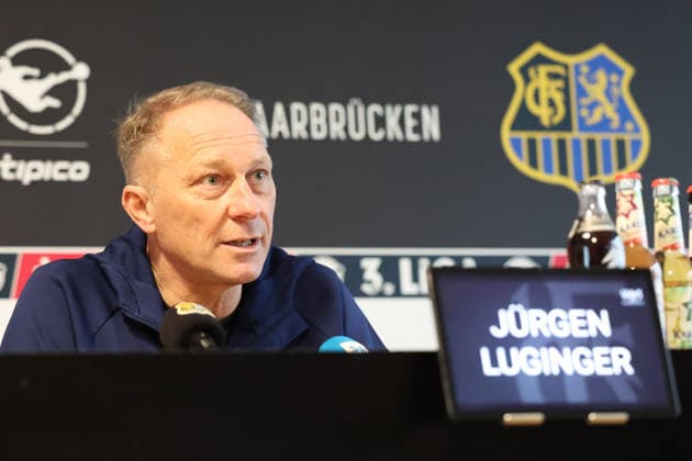 Football, 3rd division, 1. FC Saarbrücken, Press conference