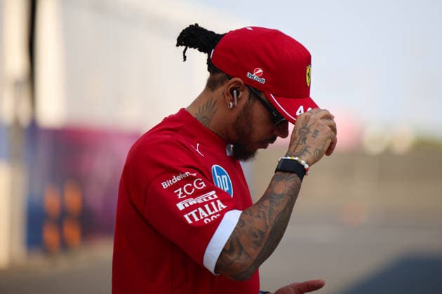 Lewis Hamilton Scuderia Ferrari HP, 44 , QAT, Formula 1 World Championship, Qatar Grand Prix, Doha, Lusail, Lusail International Circuit, Friday, 28 11 2025 QTR, Formula 1 World Championship, Qatar Grand Prix, Doha, Lusail, Lusail International Circuit, Friday, 28 11 2025 Doha Copyright: xEibner-Pressefoto AnnikaxGrafx EP_AGF