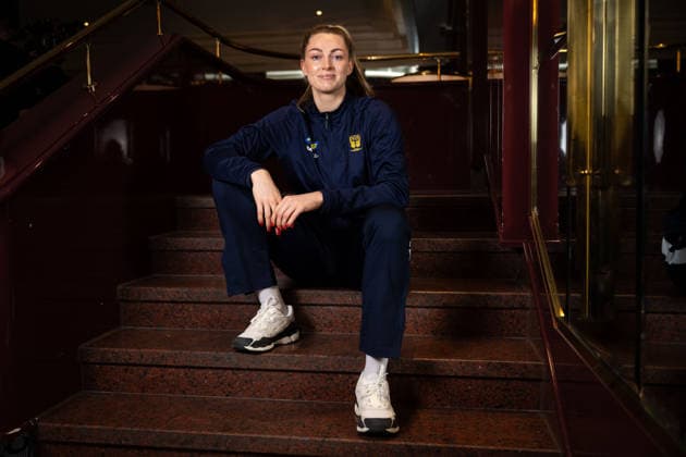 251128 Kristin Thorleifsdottir of Sweden of the Swedish women s national handball team poses for a portrait at a press event during day 3 of the IHF Women™s World Championship on November 28, 2025 in Stuttgart Photo Emma Wallskog BILDBYRAN COP 320 EW0592 handball handball handball bbeng vm handball vm handbolls vm ihf handball world championship world handball championship 2025 world championship 2025 pressträff event meeting sverige sweden day 3 dam  Copyright: EMMAxWALLSKOG BB251128EW010